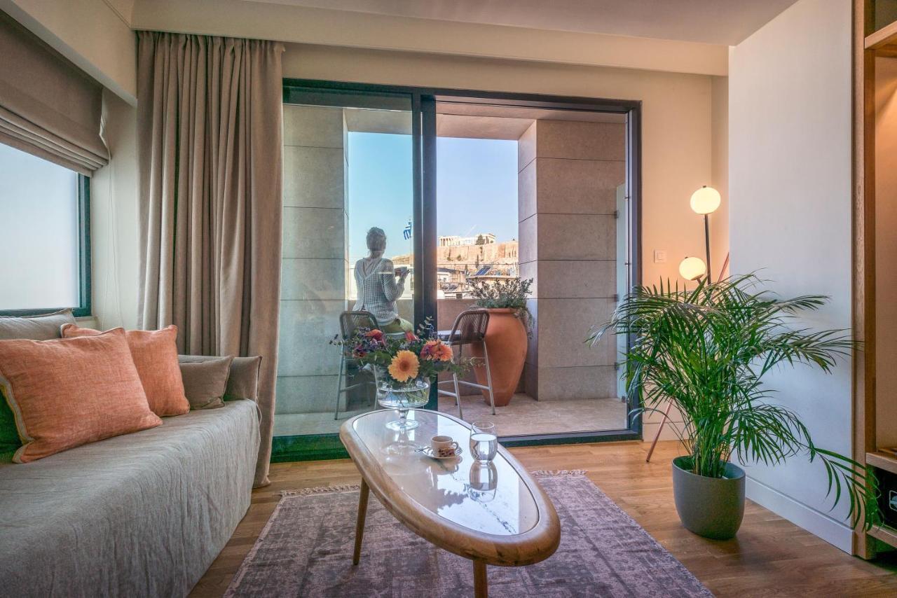 Suite Fine niche mit Blick auf die Akropolis