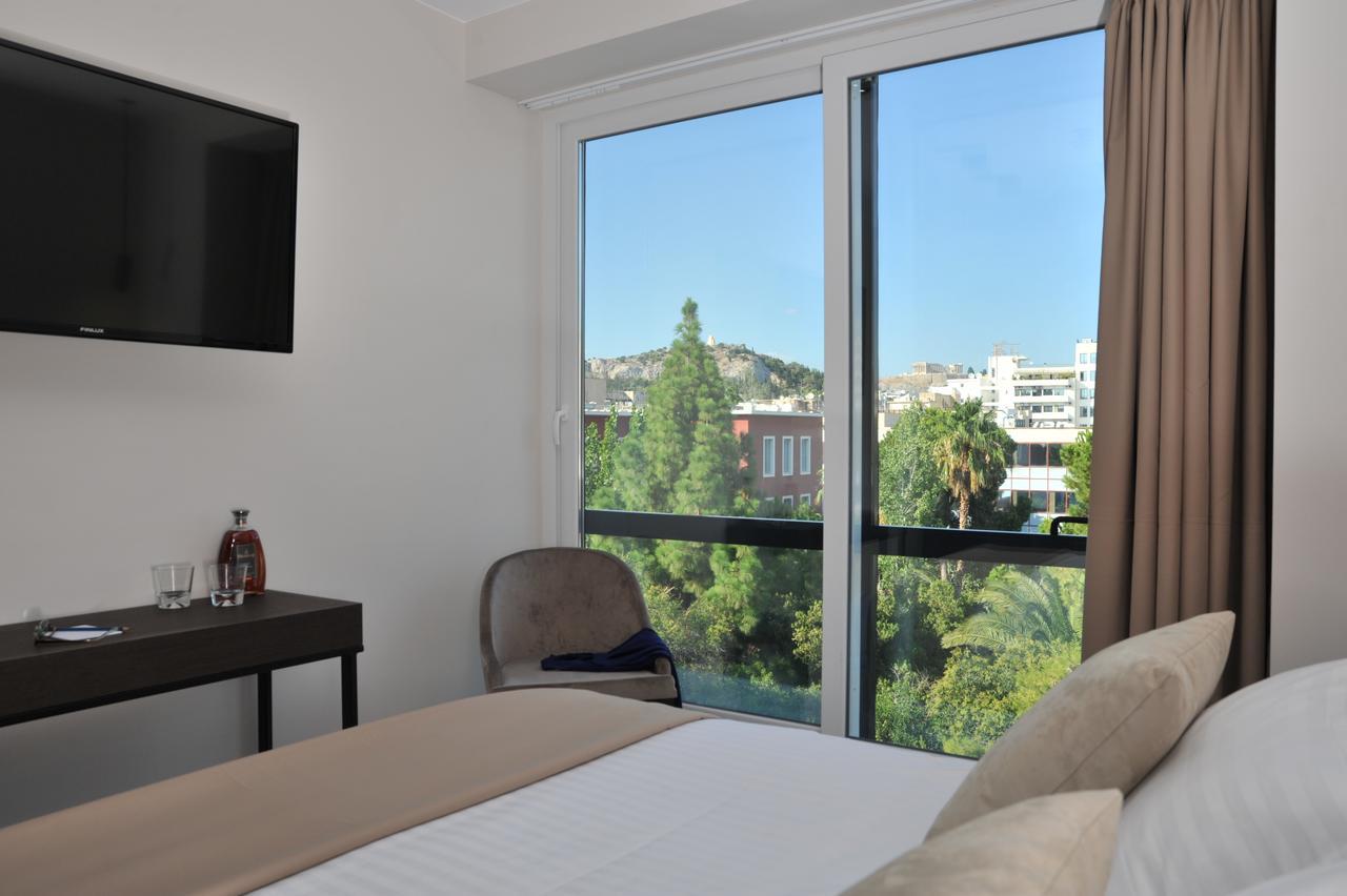 Superior Doppel- oder Zweibettzimmer mit Blick auf die Akropolis